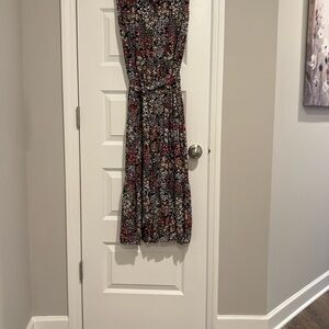 Croft & Barrow Red Long Sleeve Sundress Casual